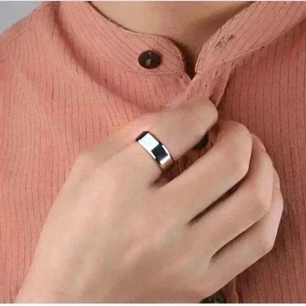 Men's 8mm Stainless Steel Band